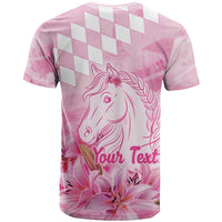 Kentucky Horse Racing Oaks Personalized T Shirt Filly Lily Flowers Pink Out
