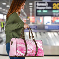 Kentucky Horse Racing Oaks Personalized Travel Bag Filly Lily Flowers Pink Out
