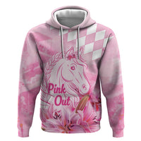 Kentucky Horse Racing Oaks Personalized Zip Hoodie Filly Lily Flowers Pink Out