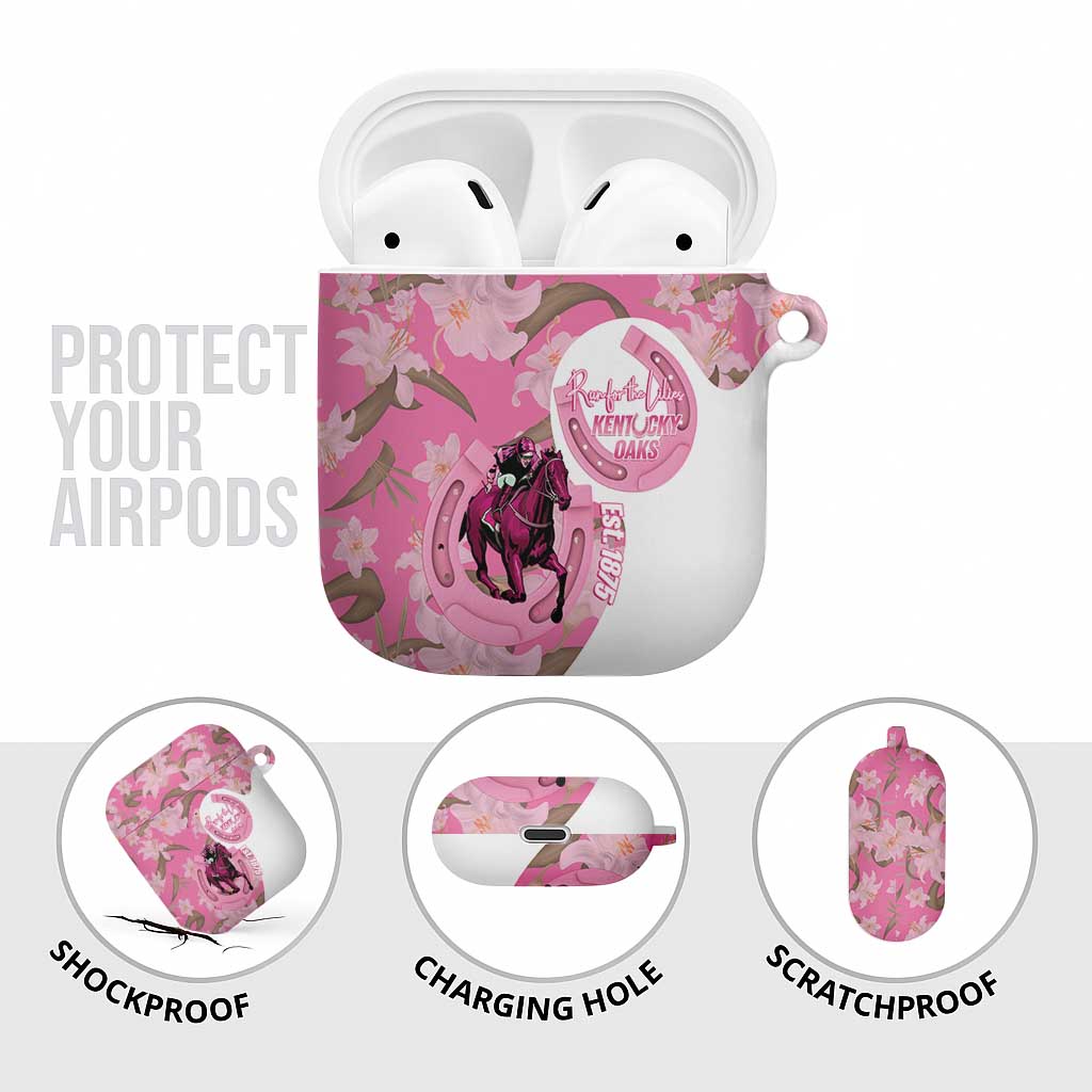 Kentucky Horse Racing Oaks AirPods Case Est 1875 Run For The Lilies
