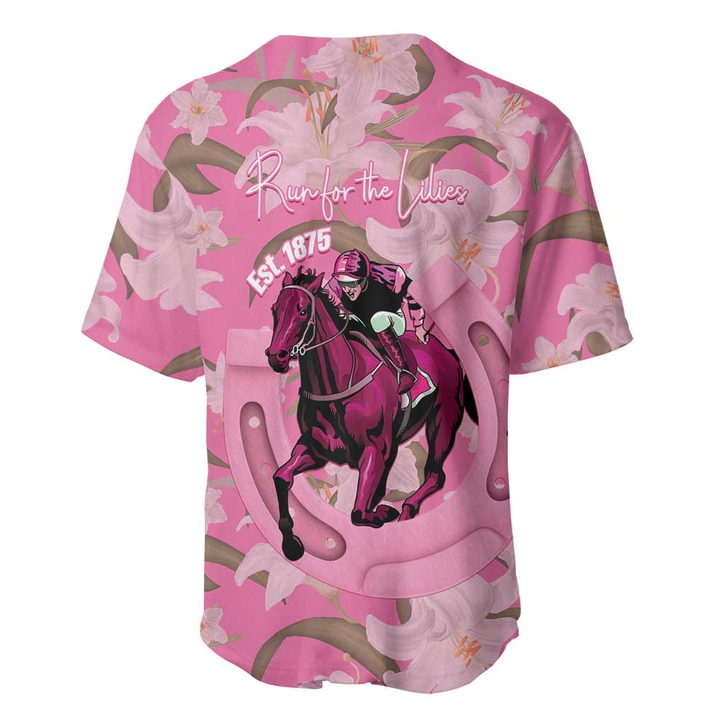 Kentucky Horse Racing Oaks Baseball Jersey Est 1875 Run For The Lilies