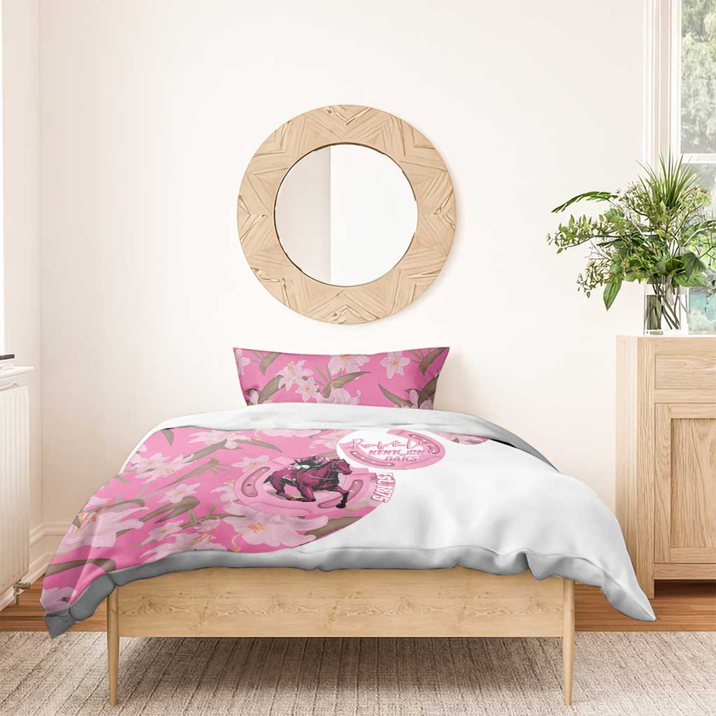 Kentucky Horse Racing Oaks Bedding Set Est 1875 Run For The Lilies