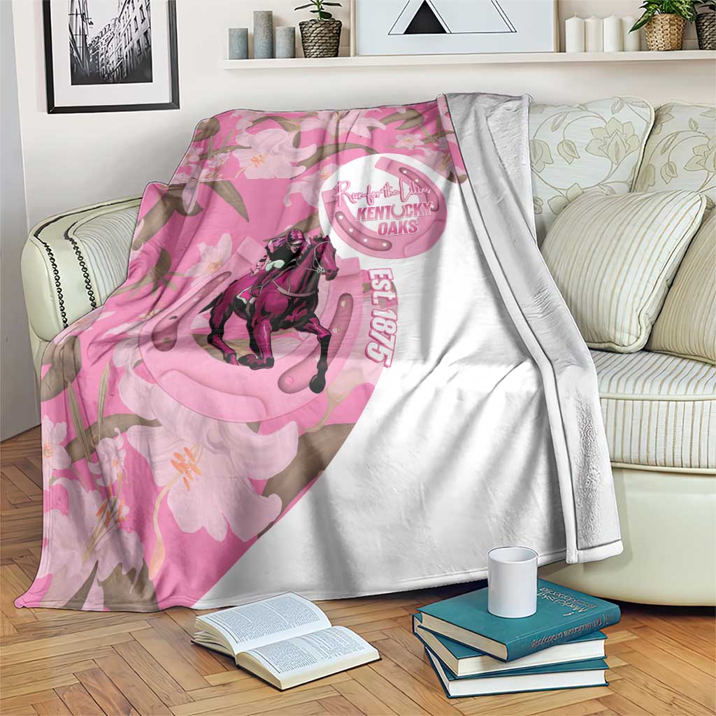 Kentucky Horse Racing Oaks Blanket Est 1875 Run For The Lilies
