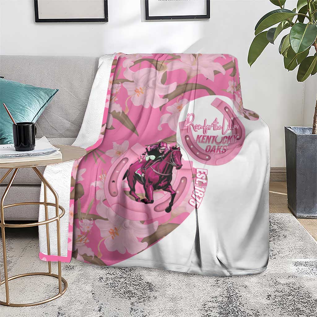 Kentucky Horse Racing Oaks Blanket Est 1875 Run For The Lilies