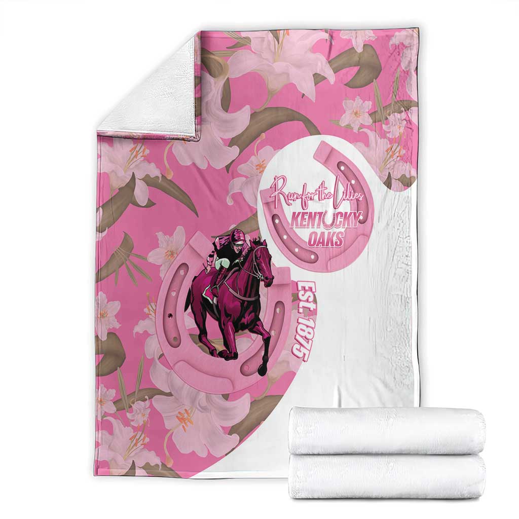 Kentucky Horse Racing Oaks Blanket Est 1875 Run For The Lilies