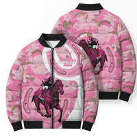 Kentucky Horse Racing Oaks Bomber Puffer Jacket Est 1875 Run For The Lilies