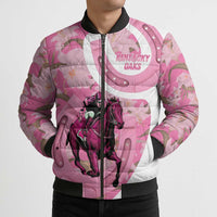 Kentucky Horse Racing Oaks Bomber Puffer Jacket Est 1875 Run For The Lilies