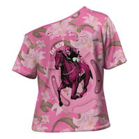 Kentucky Horse Racing Oaks Cross Shoulder Shirt Est 1875 Run For The Lilies