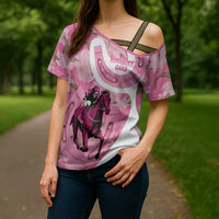 Kentucky Horse Racing Oaks Cross Shoulder Shirt Est 1875 Run For The Lilies