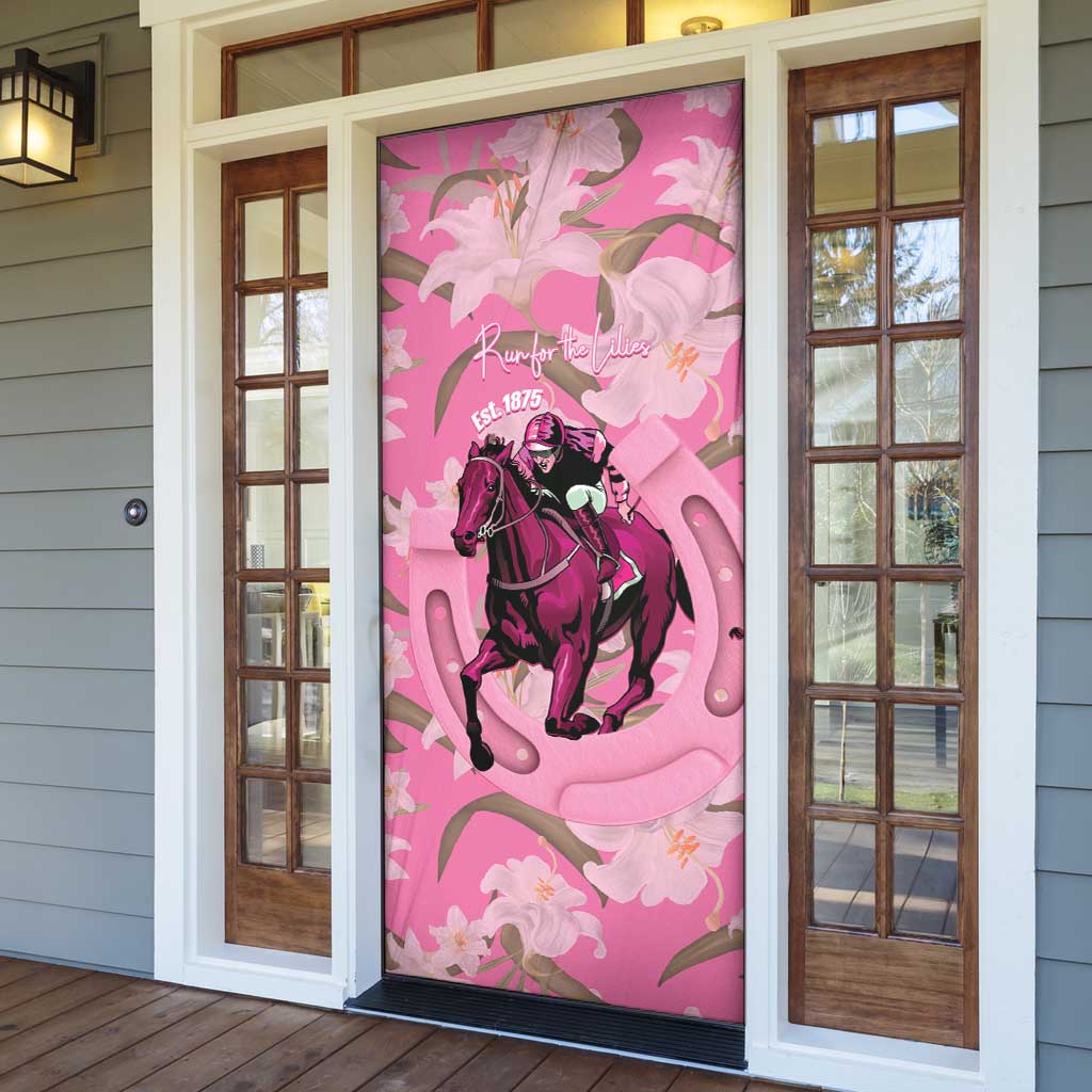 Kentucky Horse Racing Oaks Door Cover Est 1875 Run For The Lilies