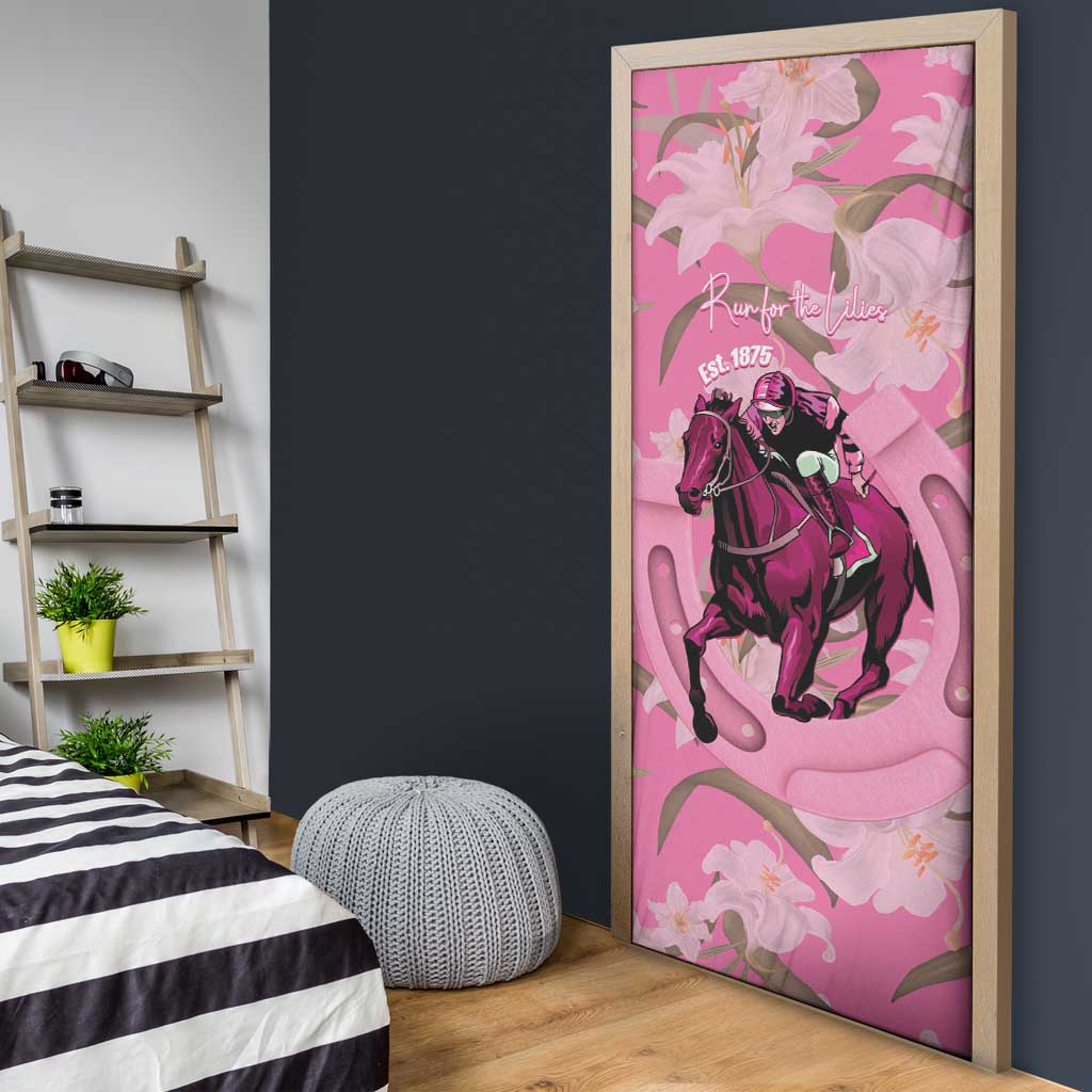 Kentucky Horse Racing Oaks Door Cover Est 1875 Run For The Lilies