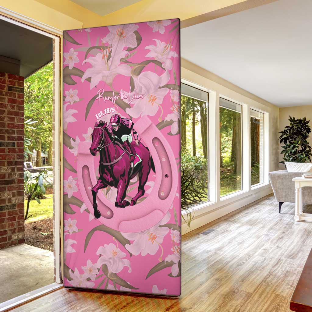Kentucky Horse Racing Oaks Door Cover Est 1875 Run For The Lilies