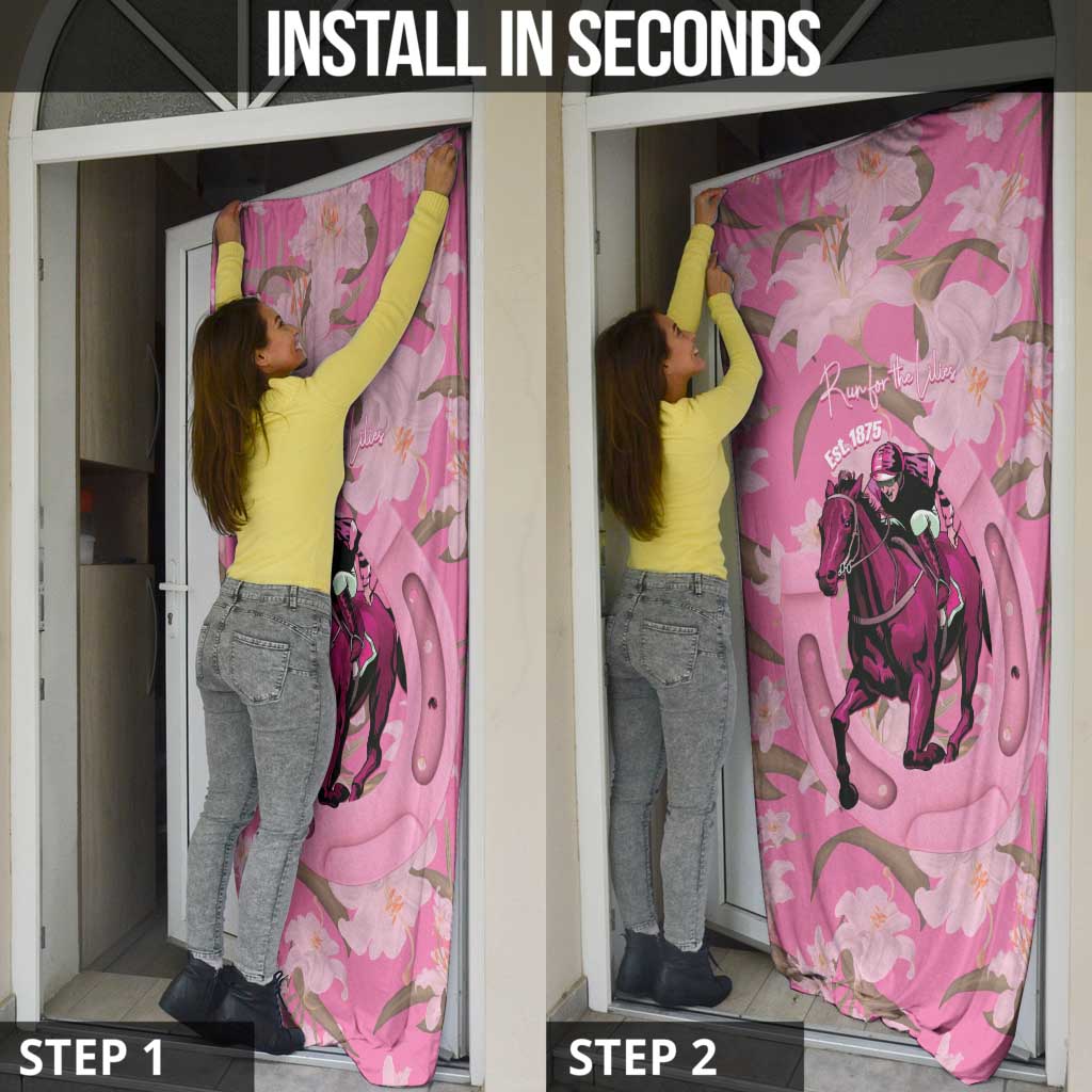 Kentucky Horse Racing Oaks Door Cover Est 1875 Run For The Lilies