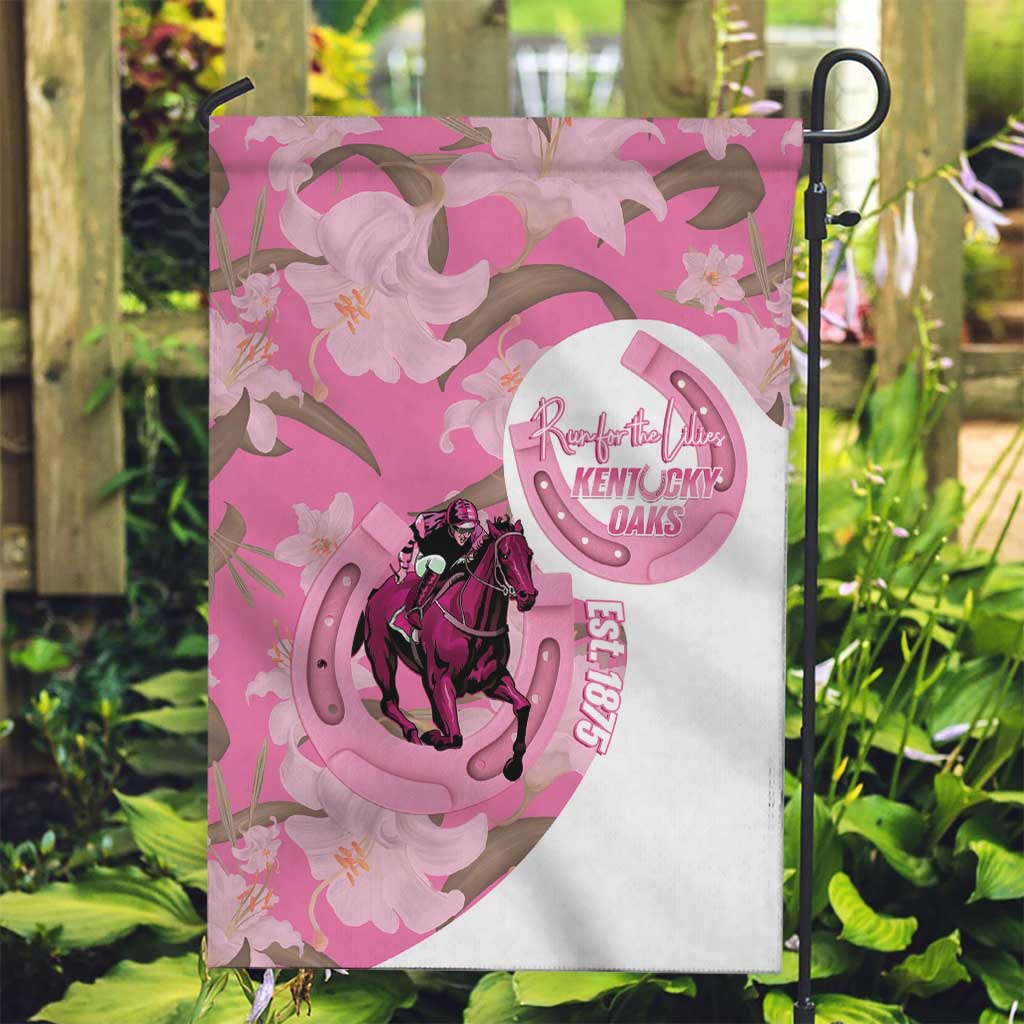 Kentucky Horse Racing Oaks Garden Flag Est 1875 Run For The Lilies