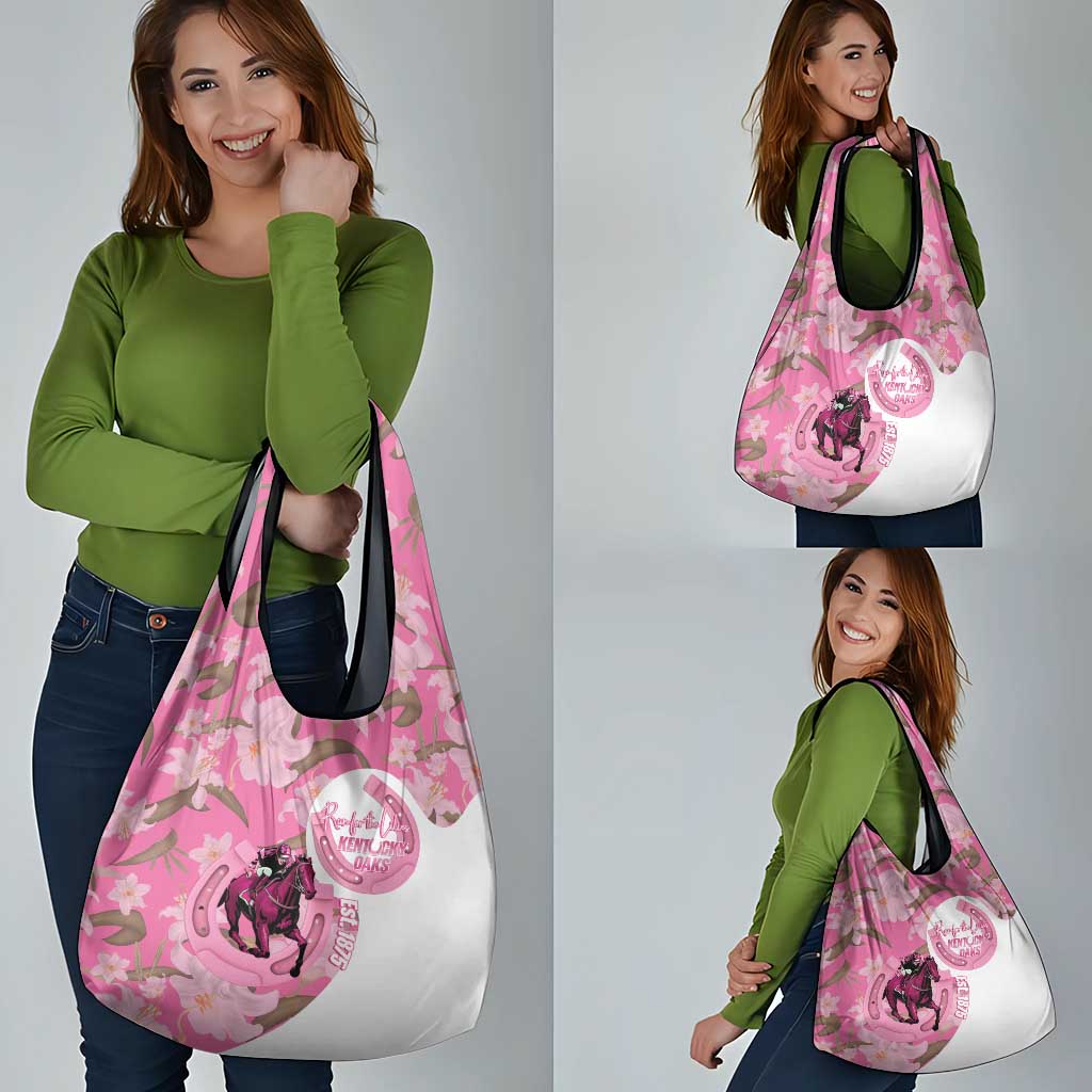 Kentucky Horse Racing Oaks Grocery Bag Est 1875 Run For The Lilies