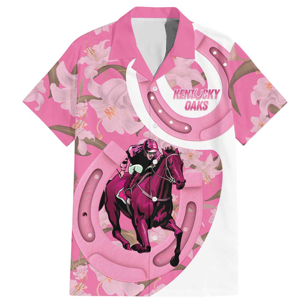 Kentucky Horse Racing Oaks Hawaiian Shirt Est 1875 Run For The Lilies