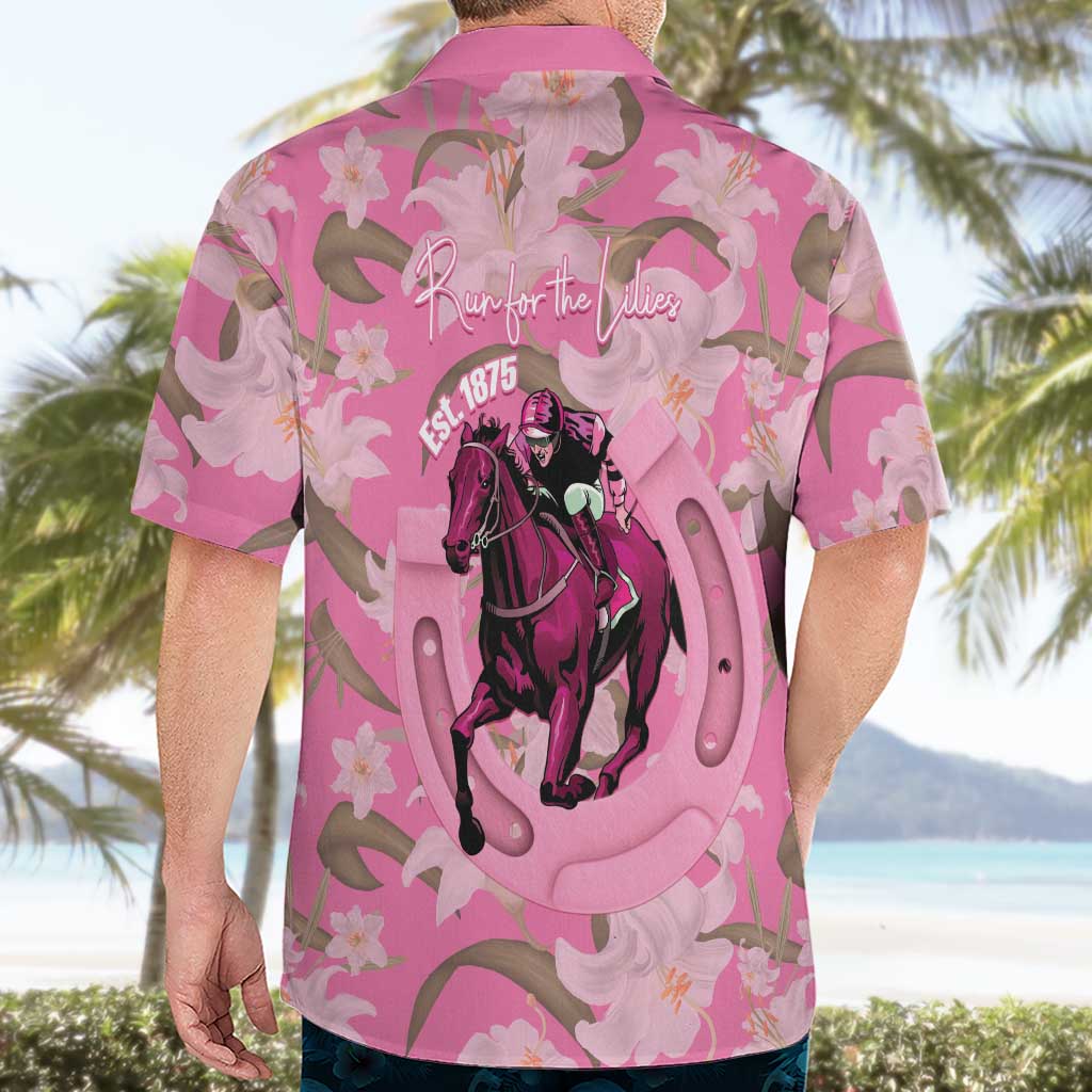 Kentucky Horse Racing Oaks Hawaiian Shirt Est 1875 Run For The Lilies