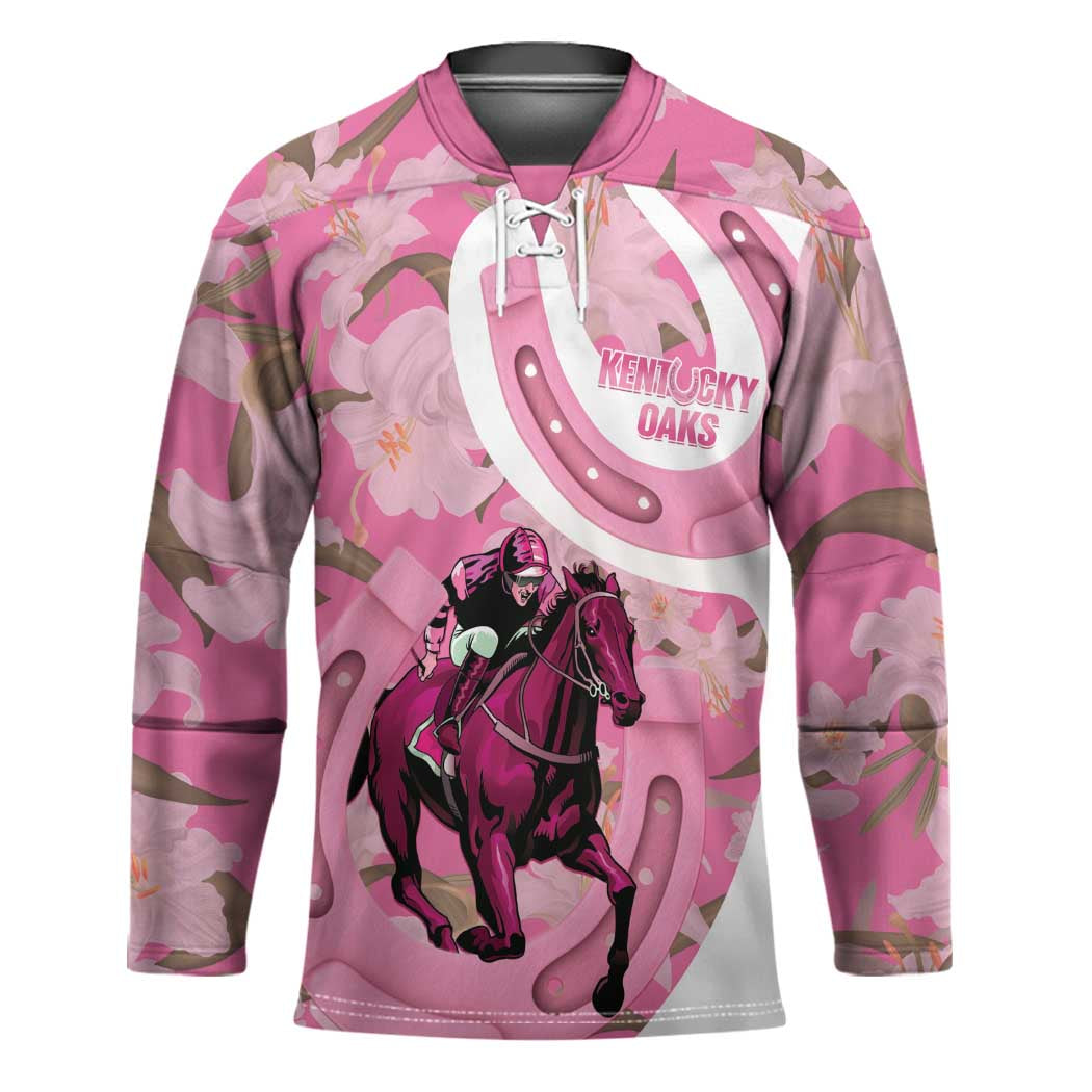 Kentucky Horse Racing Oaks Hockey Jersey Est 1875 Run For The Lilies
