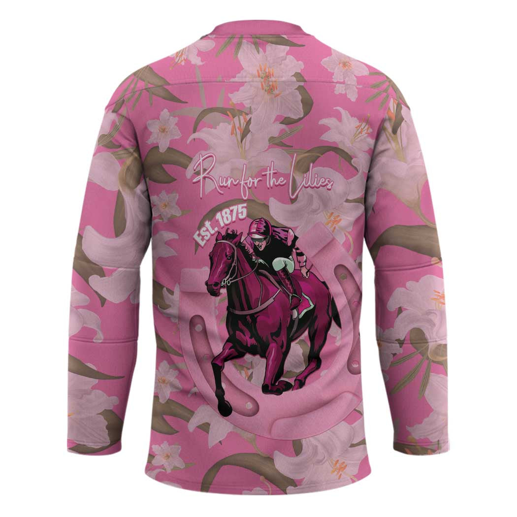 Kentucky Horse Racing Oaks Hockey Jersey Est 1875 Run For The Lilies