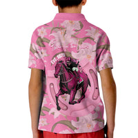Kentucky Horse Racing Oaks Kid Polo Shirt Est 1875 Run For The Lilies