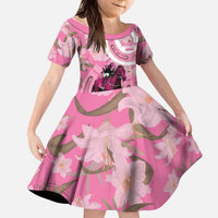 Kentucky Horse Racing Oaks Kid Short Sleeve Dress Est 1875 Run For The Lilies