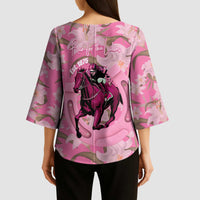 Kentucky Horse Racing Oaks Kimono Sleeve Blouse Est 1875 Run For The Lilies