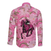 Kentucky Horse Racing Oaks Long Sleeve Button Shirt Est 1875 Run For The Lilies
