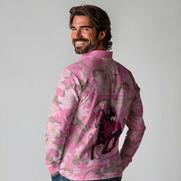 Kentucky Horse Racing Oaks Long Sleeve Polo Shirt Est 1875 Run For The Lilies