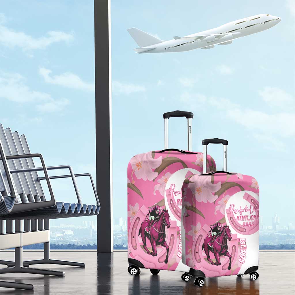 Kentucky Horse Racing Oaks Luggage Cover Est 1875 Run For The Lilies