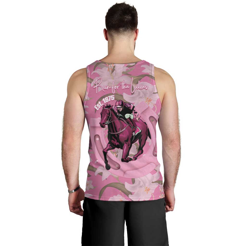 Kentucky Horse Racing Oaks Men Tank Top Est 1875 Run For The Lilies