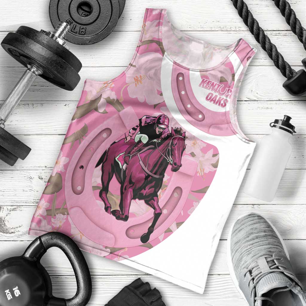 Kentucky Horse Racing Oaks Men Tank Top Est 1875 Run For The Lilies