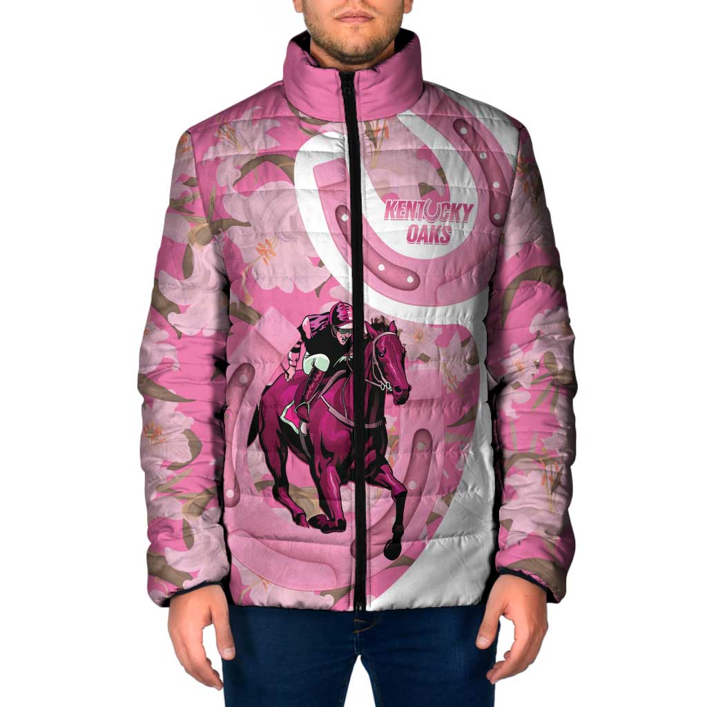 Kentucky Horse Racing Oaks Padded Jacket Est 1875 Run For The Lilies