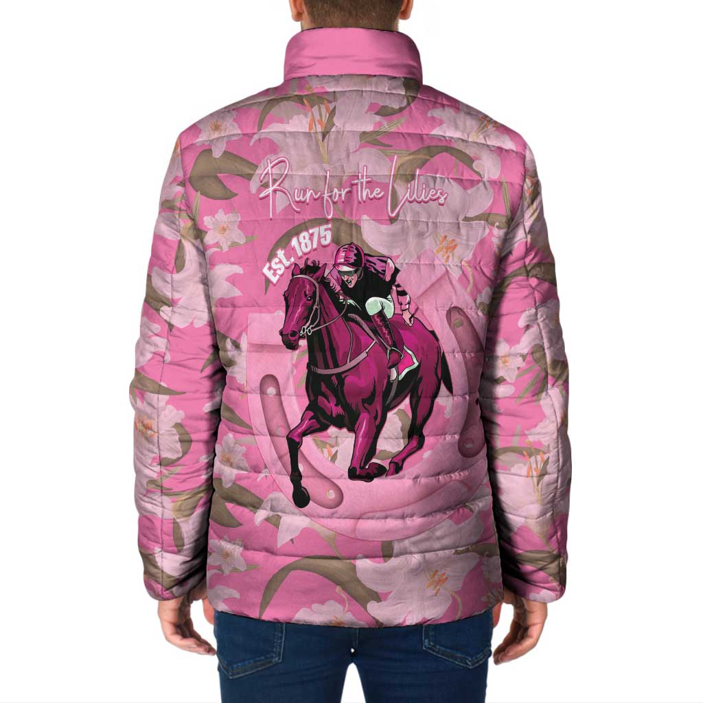 Kentucky Horse Racing Oaks Padded Jacket Est 1875 Run For The Lilies