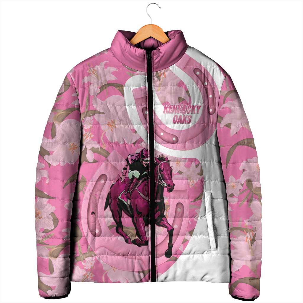 Kentucky Horse Racing Oaks Padded Jacket Est 1875 Run For The Lilies