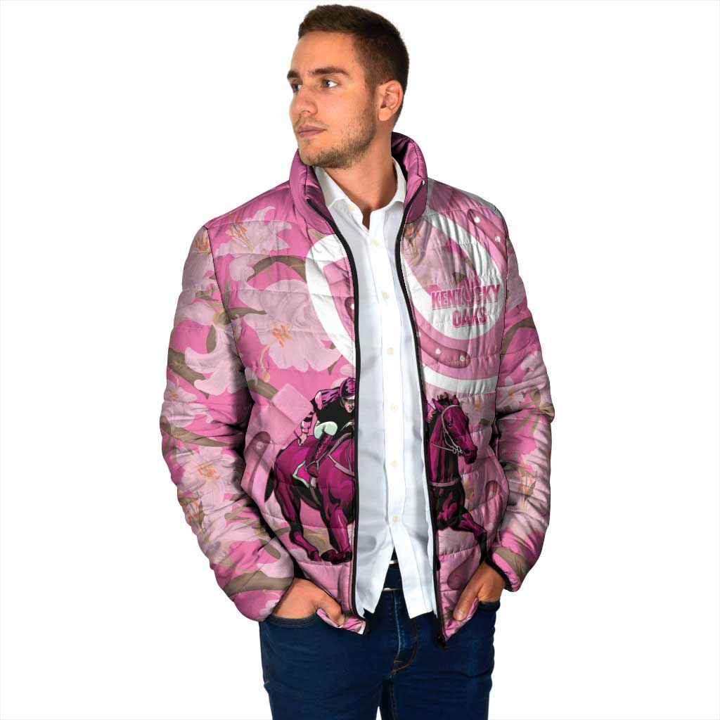 Kentucky Horse Racing Oaks Padded Jacket Est 1875 Run For The Lilies