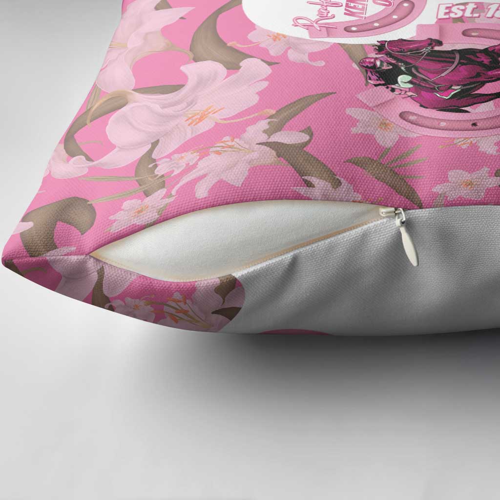 Kentucky Horse Racing Oaks Pillow Cover Est 1875 Run For The Lilies