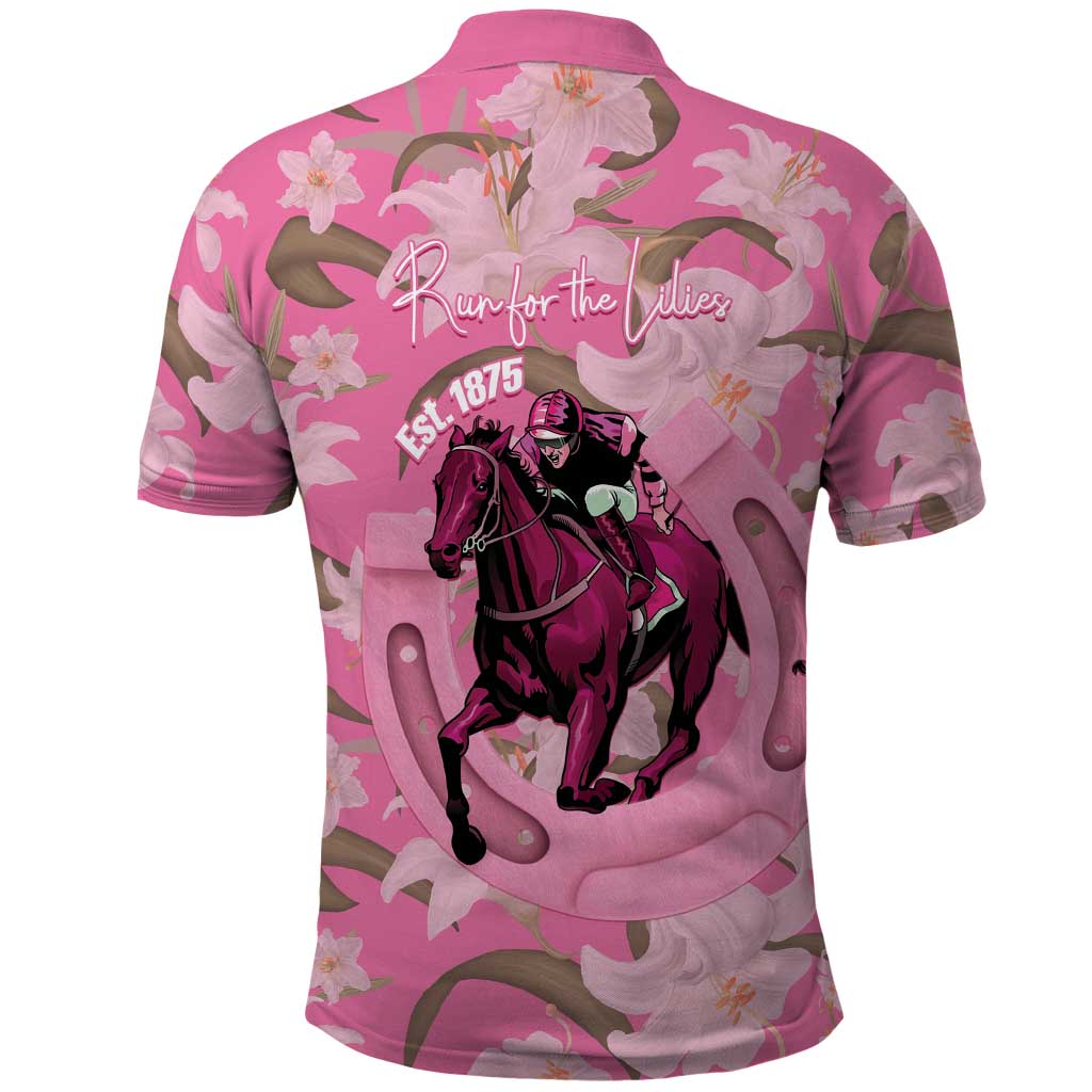 Kentucky Horse Racing Oaks Polo Shirt Est 1875 Run For The Lilies