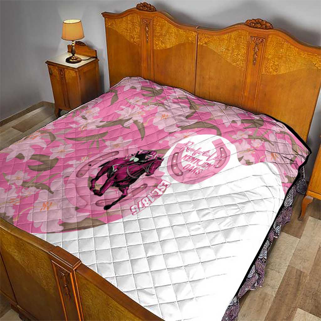 Kentucky Horse Racing Oaks Quilt Est 1875 Run For The Lilies
