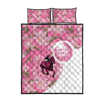 Kentucky Horse Racing Oaks Quilt Bed Set Est 1875 Run For The Lilies