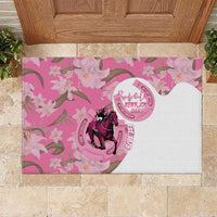 Kentucky Horse Racing Oaks Rubber Doormat Est 1875 Run For The Lilies