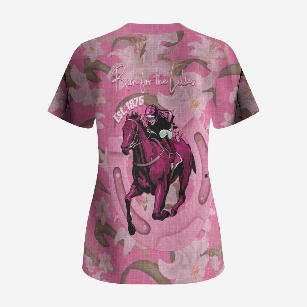 Kentucky Horse Racing Oaks Scrub Top Est 1875 Run For The Lilies