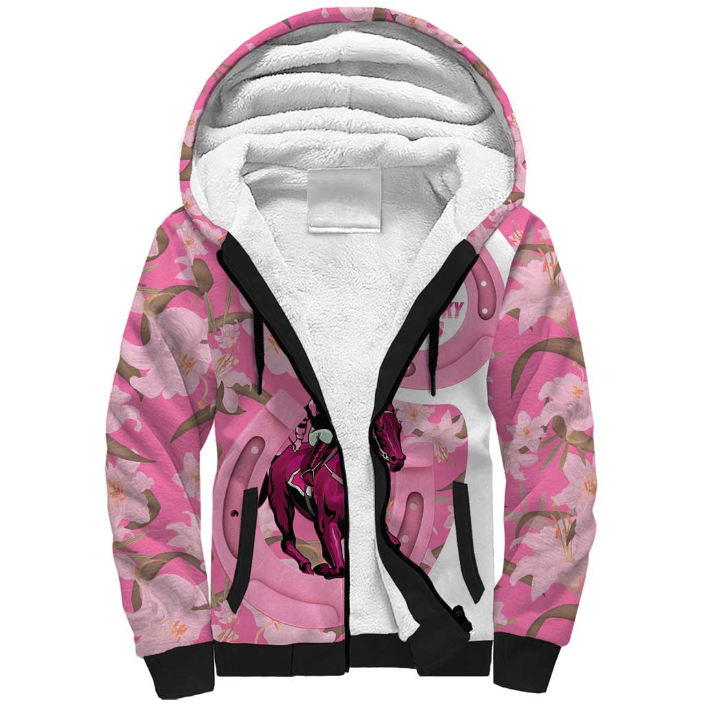 Kentucky Horse Racing Oaks Sherpa Hoodie Est 1875 Run For The Lilies