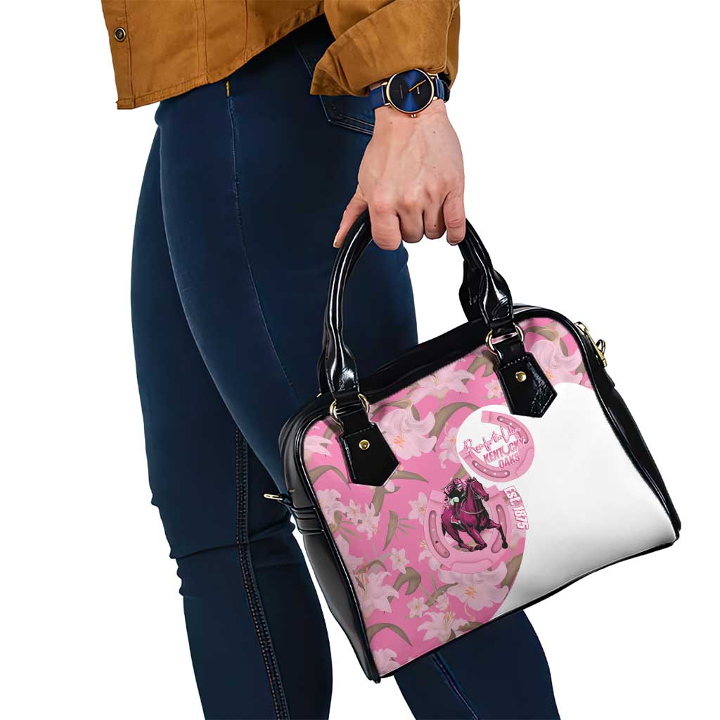Kentucky Horse Racing Oaks Shoulder Handbag Est 1875 Run For The Lilies