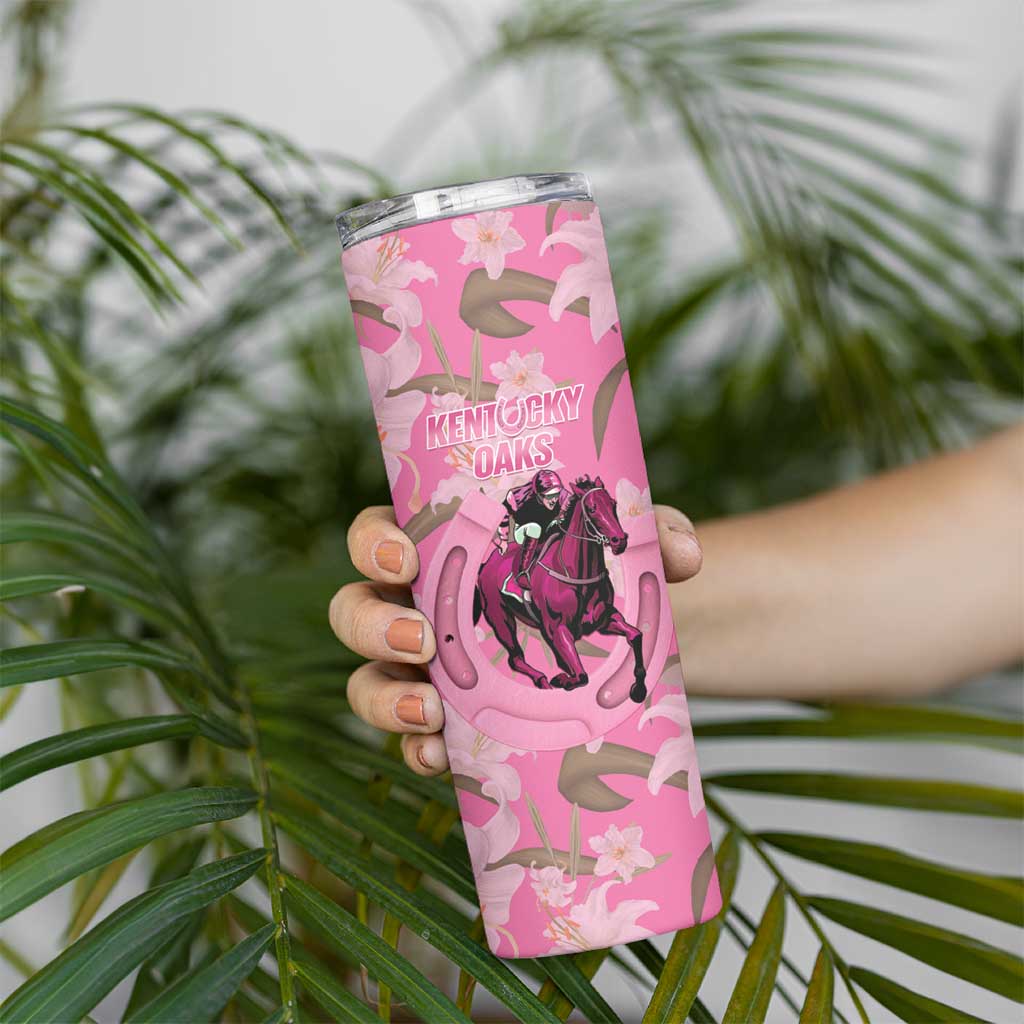 Kentucky Horse Racing Oaks Skinny Tumbler Est 1875 Run For The Lilies