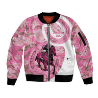 Kentucky Horse Racing Oaks Sleeve Zip Bomber Jacket Est 1875 Run For The Lilies