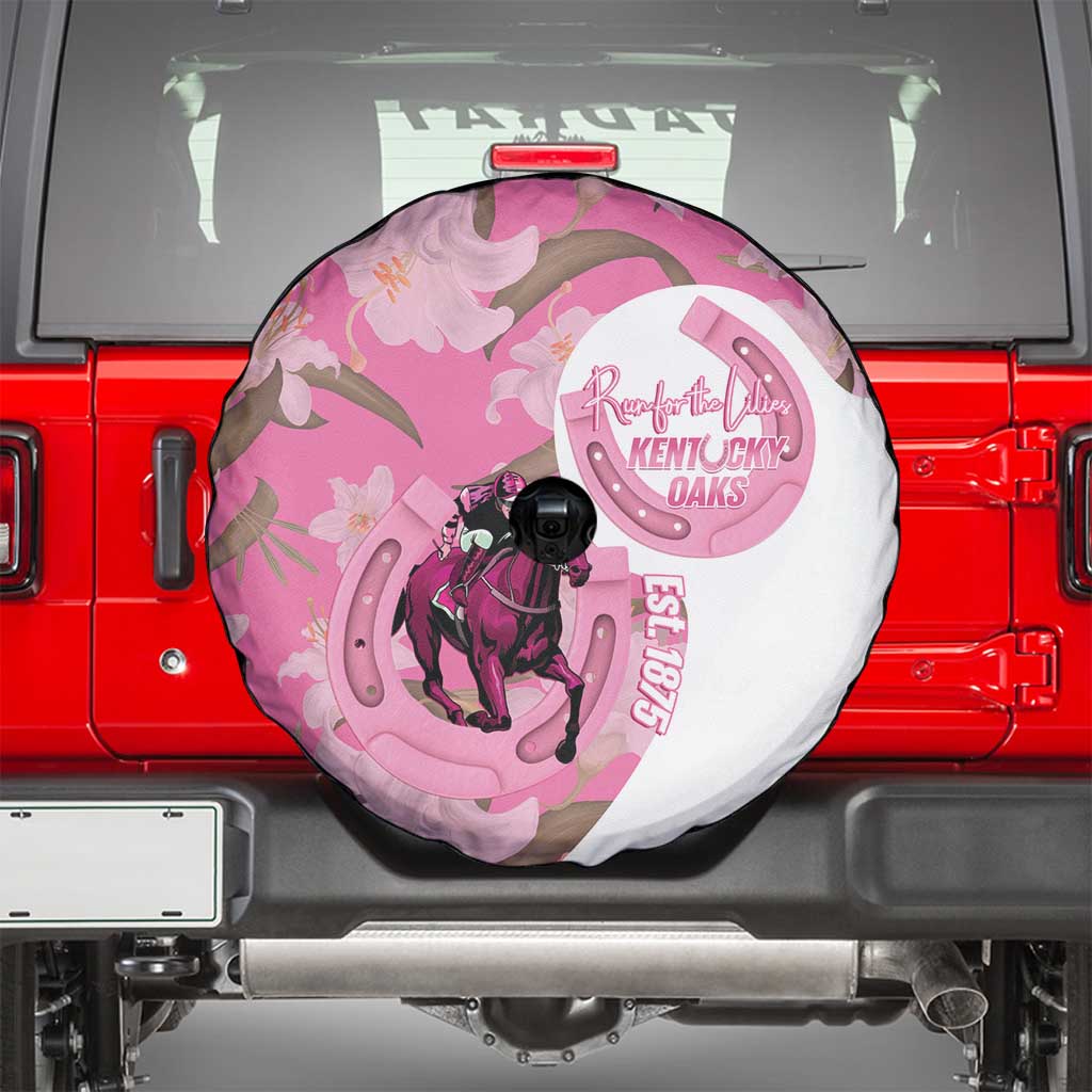 Kentucky Horse Racing Oaks Spare Tire Cover Est 1875 Run For The Lilies