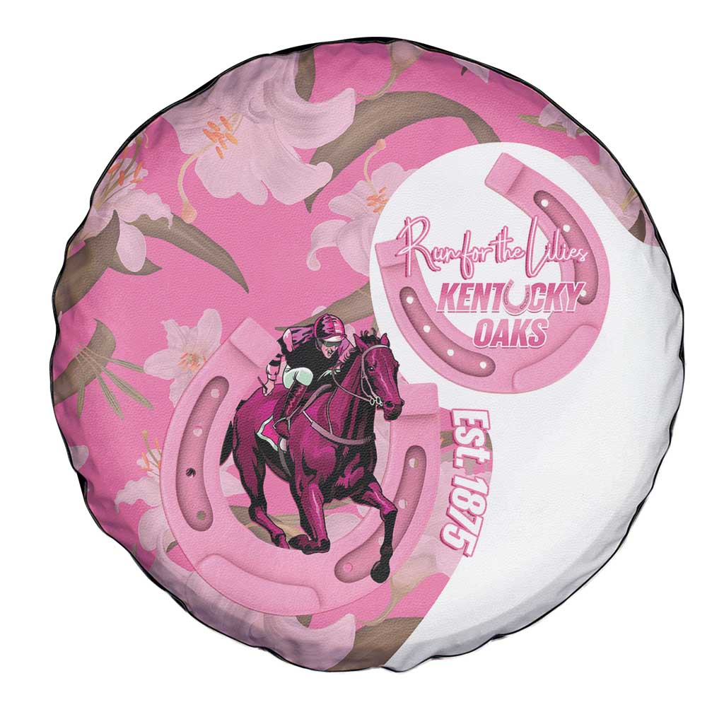 Kentucky Horse Racing Oaks Spare Tire Cover Est 1875 Run For The Lilies