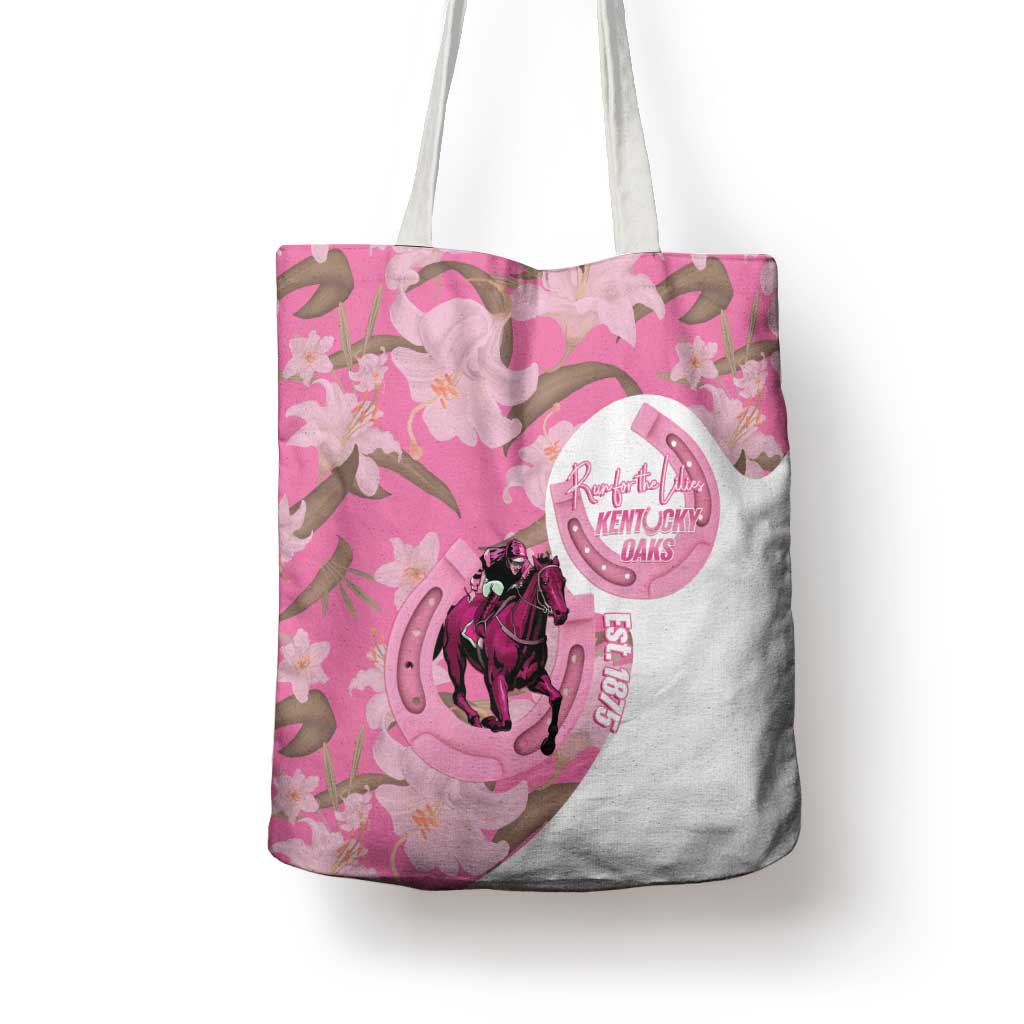 Kentucky Horse Racing Oaks Tote Bag Est 1875 Run For The Lilies