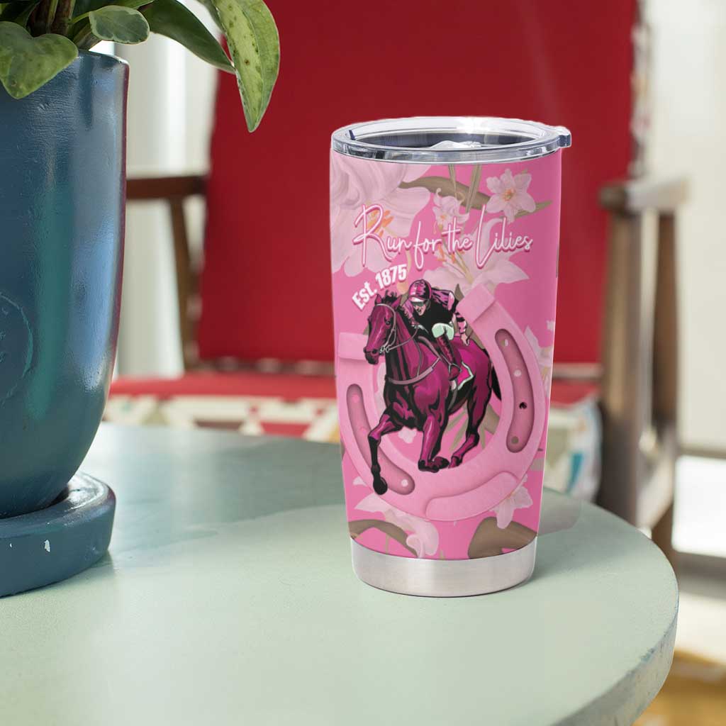 Kentucky Horse Racing Oaks Tumbler Cup Est 1875 Run For The Lilies