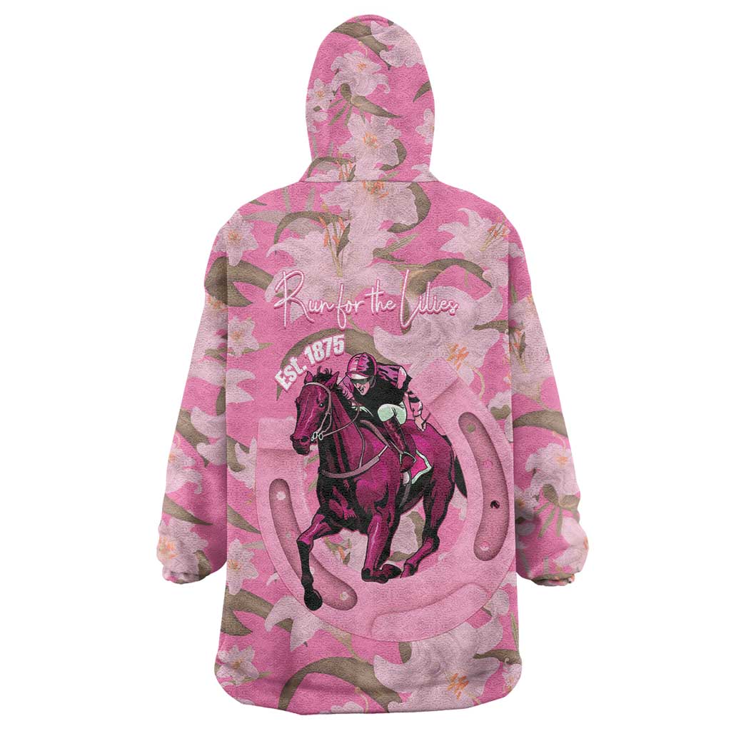 Kentucky Horse Racing Oaks Wearable Blanket Hoodie Est 1875 Run For The Lilies
